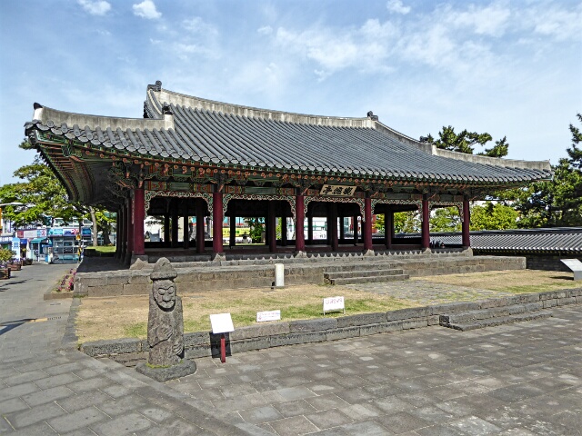 Gwandeokjeong Pavilion, built in 1448 is one of the oldest structures on Jeju
