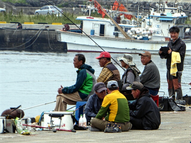 Fishing is a popular pastime along this coast