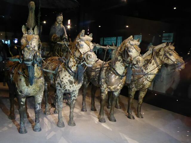 The Emperor's bronze carriage ready to take him wherever he wants to go