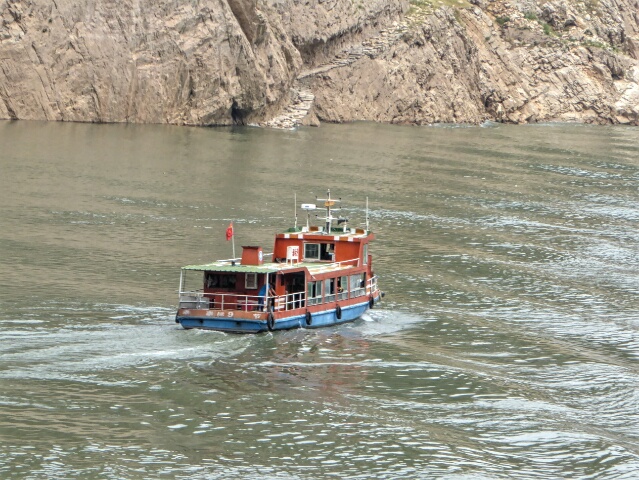 Public ferry across the river