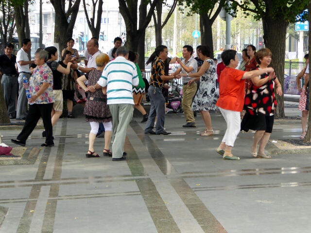 Street dancing in Shanghai