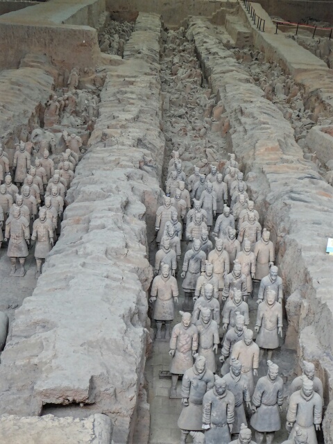 Over 7000 Warriors still protect the tomb of China's first Emperor (210BC)