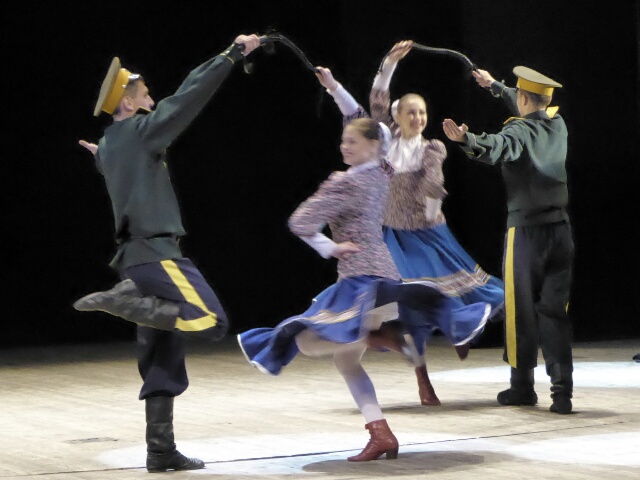 Cossacks dancing at the Ulan-Ude Cultural Show