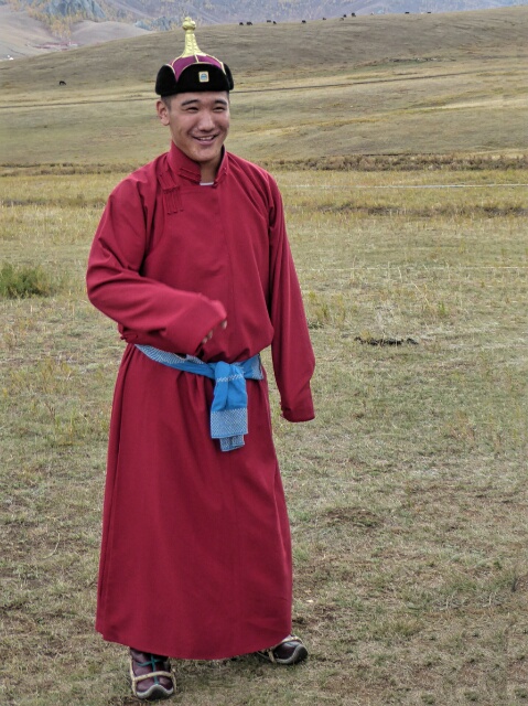 Mongolian wrestler ...