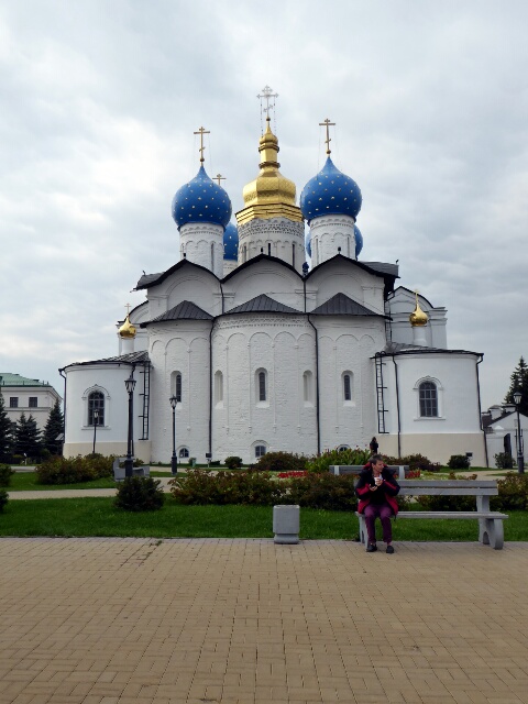 Kazan Kremlin Orthodox Church ofThe Kremlin's Kul Sharif Mosque,the biggest in Europe opened in 2005 the Annunciation 1562, restored 2005