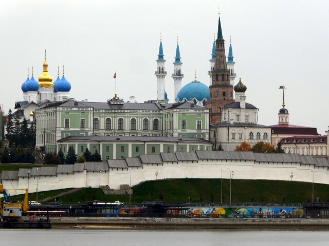 World Heritage Kazan Kremlin (Fort) 16th c. with Mosque and Orthodox Church