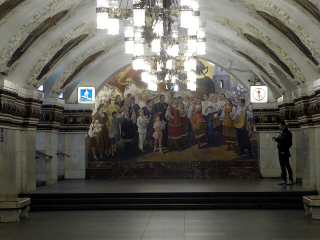 Mural in one of the stations