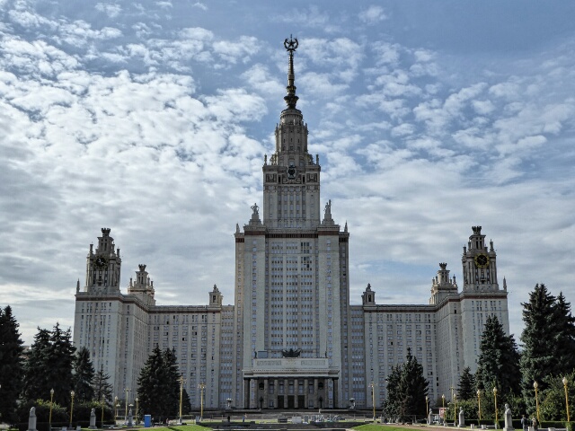 Moscow University, one of Stalin's Skyscrapers, has 5,000 rooms