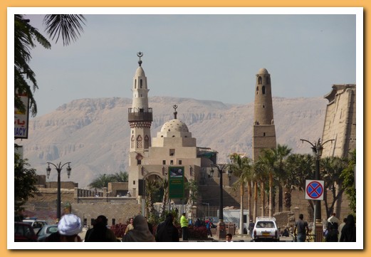 A mosque inside Luxor temple