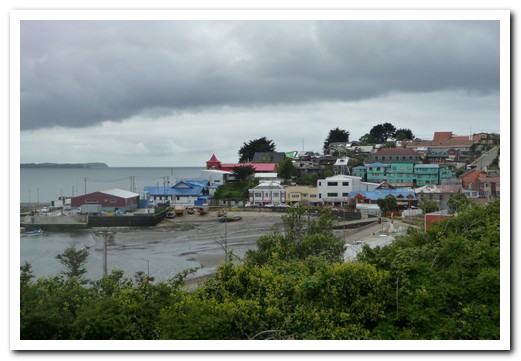 Ancud is on the north west coast