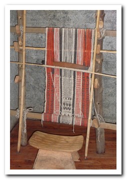 Traditional Mapuche weaving