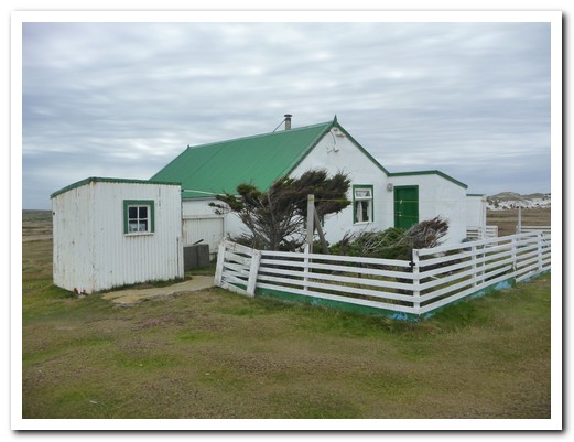 The original farm house on the Island was made from a ship wreck