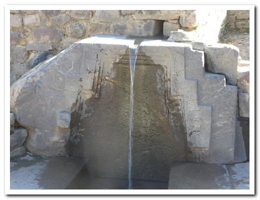 Fountain at Ollantaytambo 