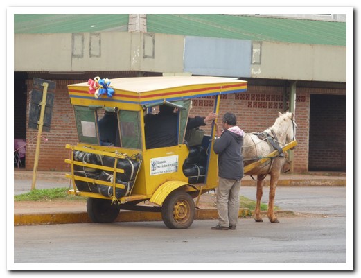 A taxi in Paraguay