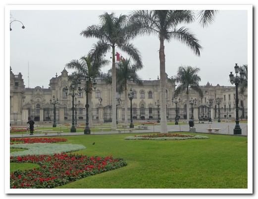 The Government Palace on the Plaza de Armas