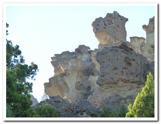 Strange rock formations